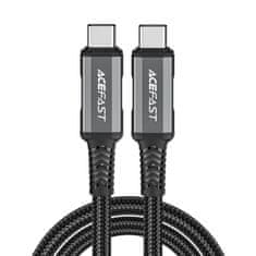 AceFast Kabel USB-C na USB-C Acefast C1-09, 48 W, 1 m (črno-siv)