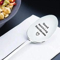 HOME & MARKER® Gravirana žlica 'Good morning handsome' | HANDSOMESPOON