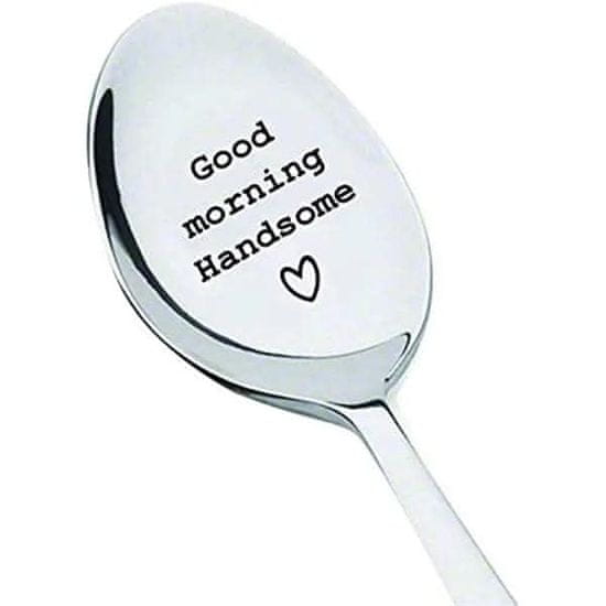 HOME & MARKER® Gravirana žlica 'Good morning handsome' | HANDSOMESPOON