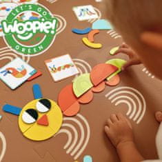 WOOPIE Montessori lesena sestavljanka 40 ponovljivih vzorcev 55 el. FSC certifikat