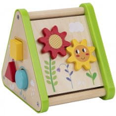 Tooky Toy Zabojček za igrače XXL Montessori izobraževalni 6v1 senzorični 19-24 mesecev