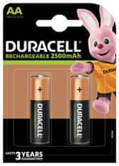 Duracell akumulatorska baterija 2500mAh 2 kosa (AA)