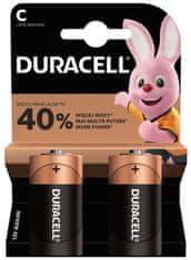 Duracell Alkalna baterija Basic 2 kosa (C)