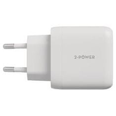 2-Power Polnilec USB z dvema močema PD 45W GaN 1 x USB-C