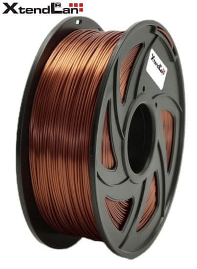 XtendLan PETG filament 1,75 mm opečnato rjave barve 1kg