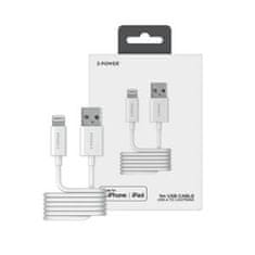 2-Power 2-Kabel USB-A z Lightning, 1M