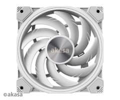 Akasa ventilator - 12 cm - SOHO AR argb bela