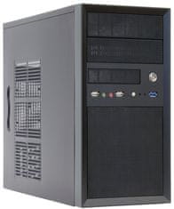 Chieftec MiniT CT-01B, mATX, 350W ATX napajalnik, črn