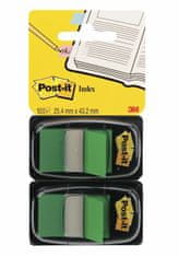 Post-It Samolepilni zaznamki v dvojnem pakiranju, zeleni