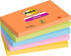 Post-It samolepilni Z-blocks Super Sticky BOOST - 76 x127 mm, 5 kosov