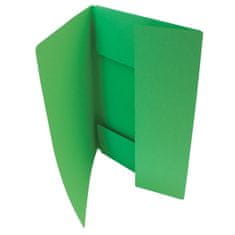 HIT Papirnate mape z zavihki Office - A4, zelene barve, 50 kosov