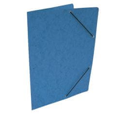 HIT Pisarniške mape z elastičnim trakom, brez zavihkov, A4, modre barve, 20 kosov