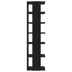Vidaxl Omarica za čevlje 2 kosa črna 27,5x27x102 cm