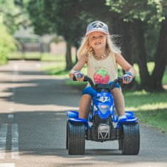 Falk Štirikolesnik s pedali Quad Racing Team Blue na pedala od 3 let