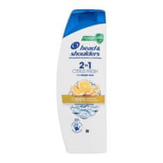 Head & Shoulders Citrus Fresh 2in1 400 ml šampon in balzam za mastne lase in prhljaj unisex