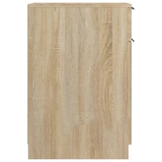 Vidaxl Omarica za pisalno mizo sonoma hrast 33,5x50x75 cm konst. les