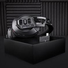 Nacon Rig 600 Pro HS gaming slušalke, brezžične, črne