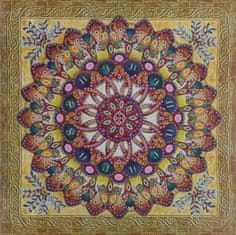 Norimpex Diamantna slika 7D Zlata Mandala 30x30cm