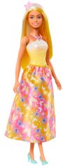 Mattel Barbie HRR07 pravljična princesa, rumena