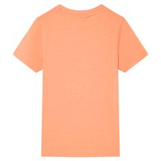 Vidaxl Otroška majica s kratkimi rokavi neon oranžna 92
