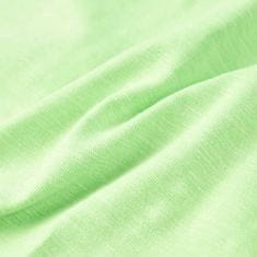 Vidaxl Otroška majica s kratkimi rokavi neon zelena 104