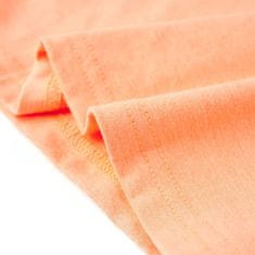 Vidaxl Otroška majica s kratkimi rokavi neon oranžna 140