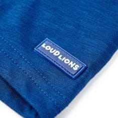 Vidaxl Otroška majica s kratkimi rokavi temno modra 104
