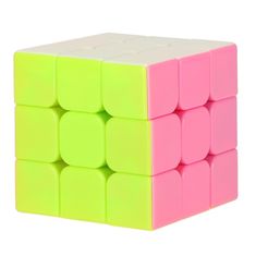 WOWO Puzzle Cube 3x3 - neonska logična igra, 5,65 cm