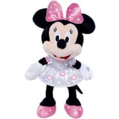 Simba DISNEY Bleščeča maskota Minnie Mouse 25cm plišasta igrača