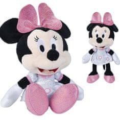 Simba DISNEY Bleščeča maskota Minnie Mouse 25cm plišasta igrača