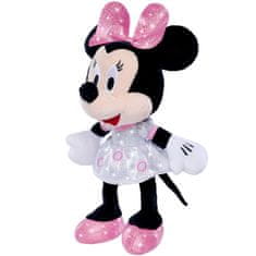 Simba DISNEY Bleščeča maskota Minnie Mouse 25cm plišasta igrača