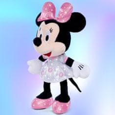 Simba DISNEY Bleščeča maskota Minnie Mouse 25cm plišasta igrača