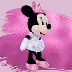 Simba DISNEY Bleščeča maskota Minnie Mouse 25cm plišasta igrača