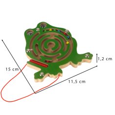 WOWO Magnetne žabje kroglice v labirintu - Labirint z magnetnimi žabjimi kroglicami