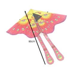 WOWO Butterfly Kite Purple - Vijoličen Butterfly Kite 90 cm