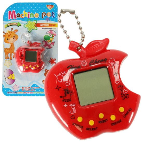 shumee Tamagotchi elektronska igra za otroke jabolčno rdeče