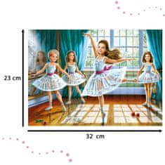 WOWO Sestavljanka Ballerinas Jigsaw Puzzle - CASTORLAND Ballerinas Jigsaw Puzzle 260 kosov za otroke 8+