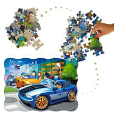 WOWO Puzzle Police Chase za otroke - CASTORLAND Police Chase Puzzle 30 kosov za otroke 4+