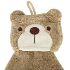 WOWO Teddy Bear Otroška brisača za otroško sobo - Teddy Bear Children's Towel 42x25cm for Nursery - Brown