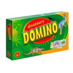 WOWO Poučna igra z dinozavri - ALEXANDER Domino za otroke od 4. leta dalje