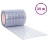 Vidaxl Zavesa za vrata prozorna 300 mm x 2,6 mm 25 m PVC