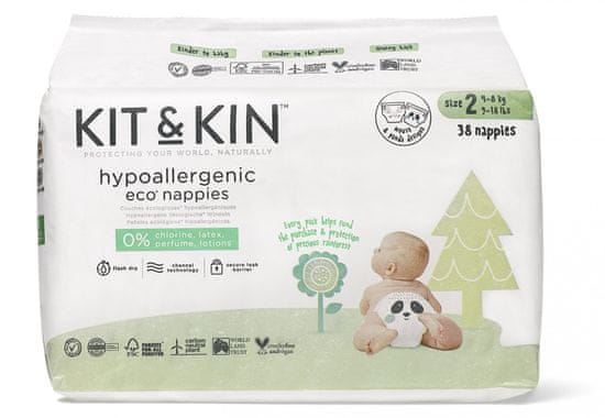 Kit & Kin plenice, velikost 2, 4-8 kg, 38/1 (54127N)