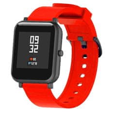 BStrap Silicone V4 pašček za Xiaomi Amazfit GTR Mini, red