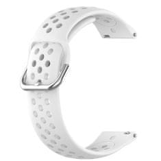 BStrap Silicone Dots pašček za Xiaomi Amazfit GTR Mini, white