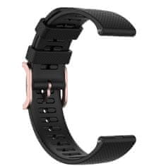 BStrap Silicone Rain pašček za Xiaomi Amazfit GTR Mini, black