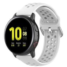 BStrap Silicone Dots pašček za Xiaomi Amazfit GTR Mini, white