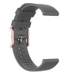 BStrap Silicone Rain pašček za Xiaomi Amazfit GTR Mini, dark gray