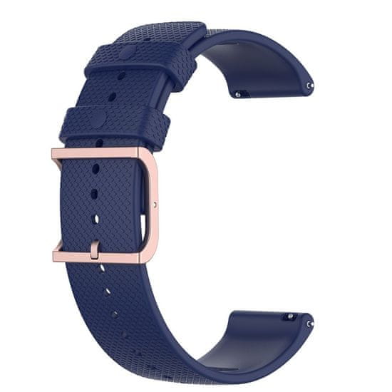 BStrap Silicone Rain pašček za Xiaomi Amazfit GTR Mini, dark blue