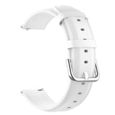 BStrap Leather Lux pašček za Xiaomi Amazfit GTR Mini, white