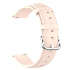 BStrap Leather Lux pašček za Xiaomi Amazfit GTR Mini, sand pink